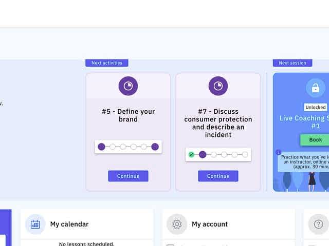 online Almanca kursu - Adım 1 - öğrenme platformuna giriş yapın - online german course