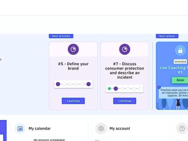 online Fransızca kursu adım 1 - ögrenme platformuna giriş yapın online french course